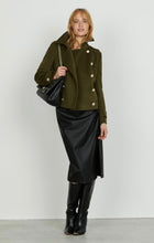 Carica l&#39;immagine nel visualizzatore di Gallery, Coat panno con bottoni
